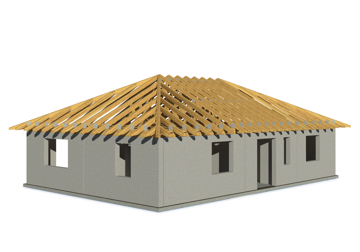 Bungalow B 125, mit Dachboden als Abstellfläche - Grundhaus